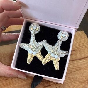 Starfish Beaded Earrings